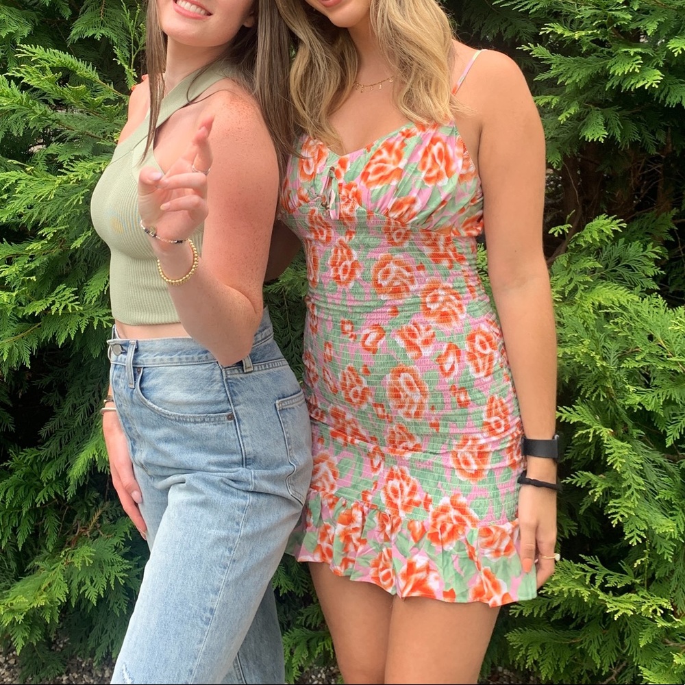 Floral Mini Dress - Picture 2 of 2
